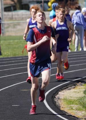 Cohen Girard, a sophomore, placed fourth in the 1600 meter run and second in the 3200 meter run.