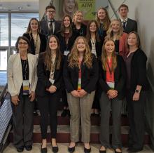 Twelve members of Linn’s FBLA chapter attended this year’s state conference.