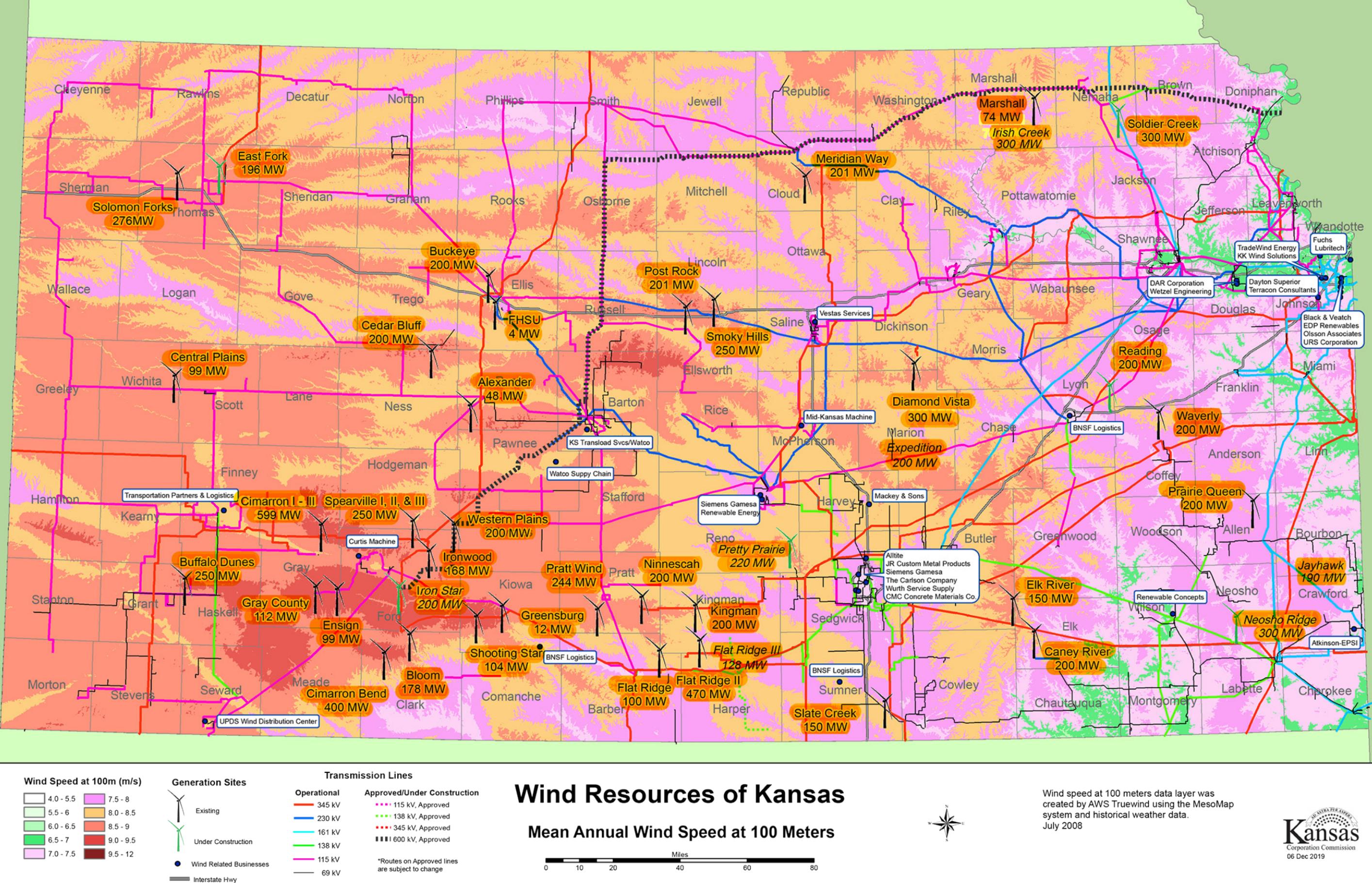 New wind farm would be largest in Kansas Backroads News Washington